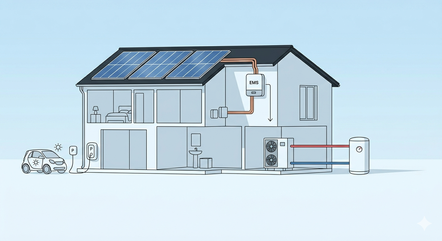 Wärmepumpe mit Solar