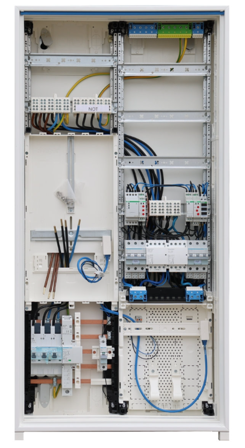 Moderner Z&auml;hlerschrank f&uuml;r PV-Anlage